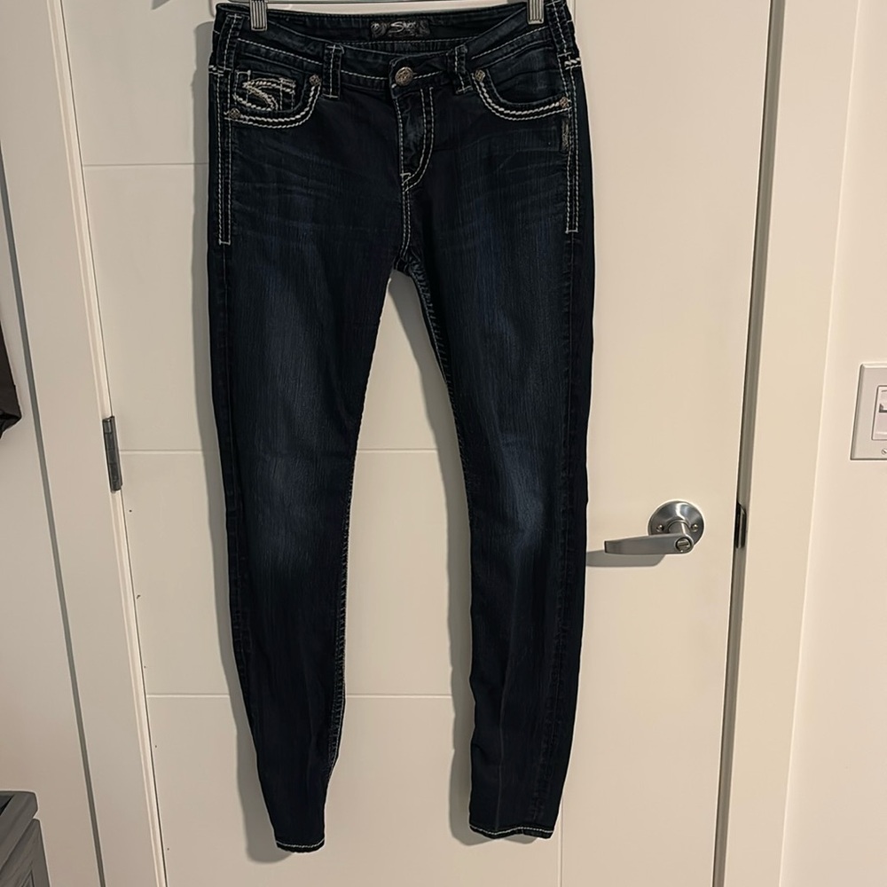 Silver Suki Size 29 Skinny